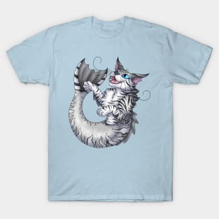 Purrmaid: Silver Tabby T-Shirt